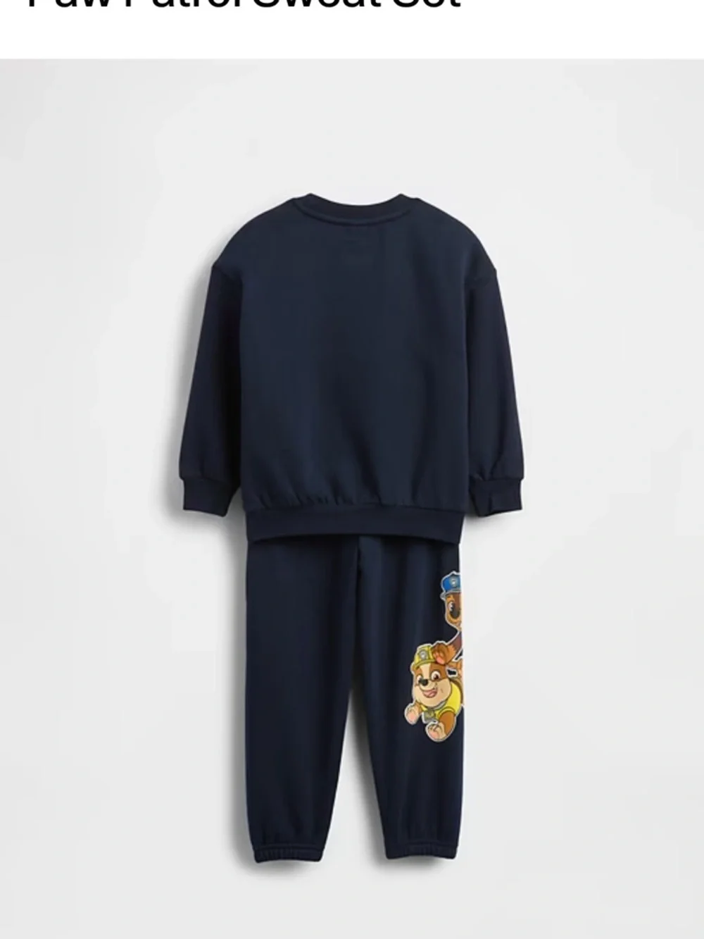GAP x Paw Patrol Navy Sweatshirt & Joggers Set NWT 18-24 Months